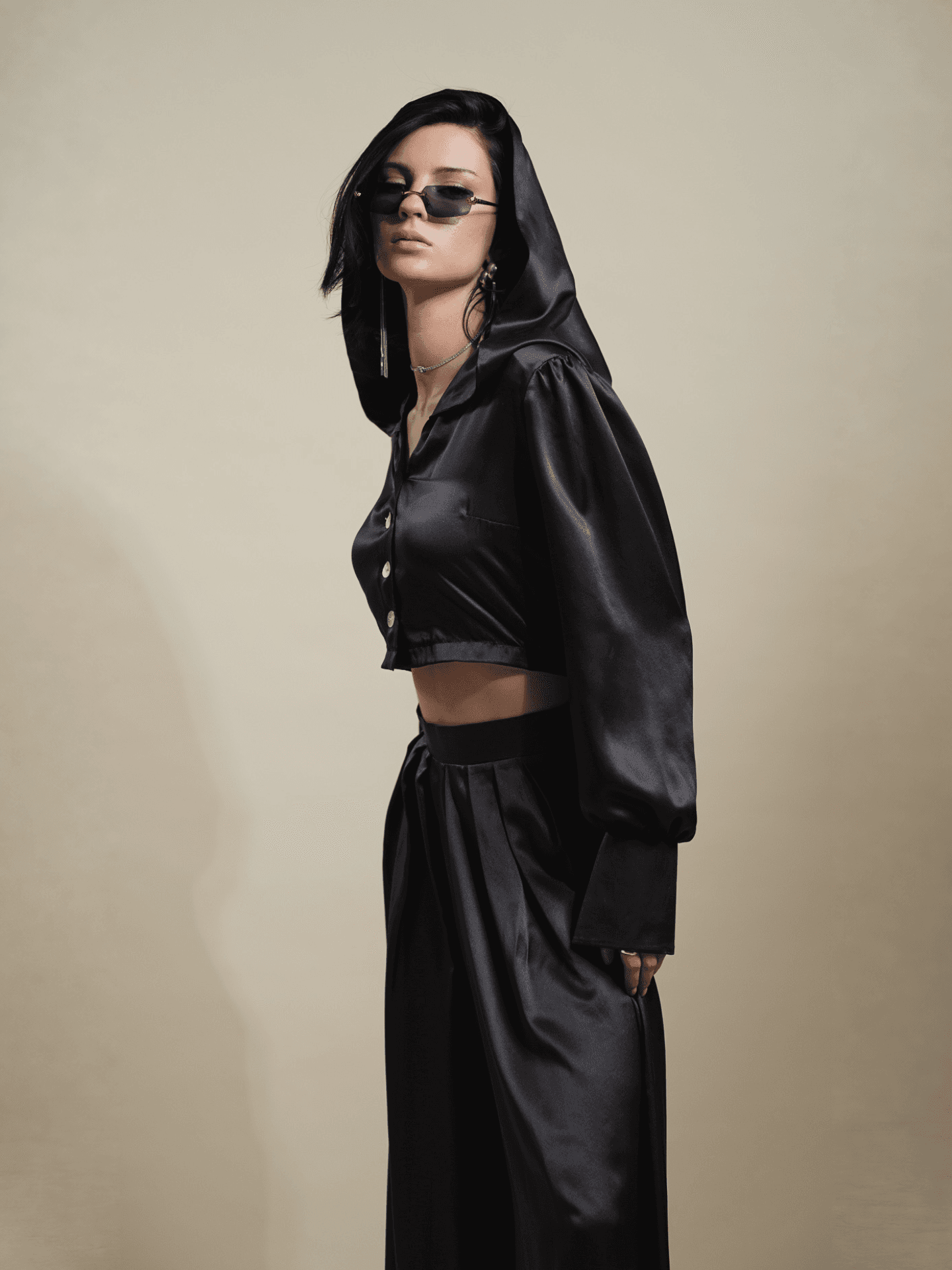 Silk Palazzo Pants - Image 4