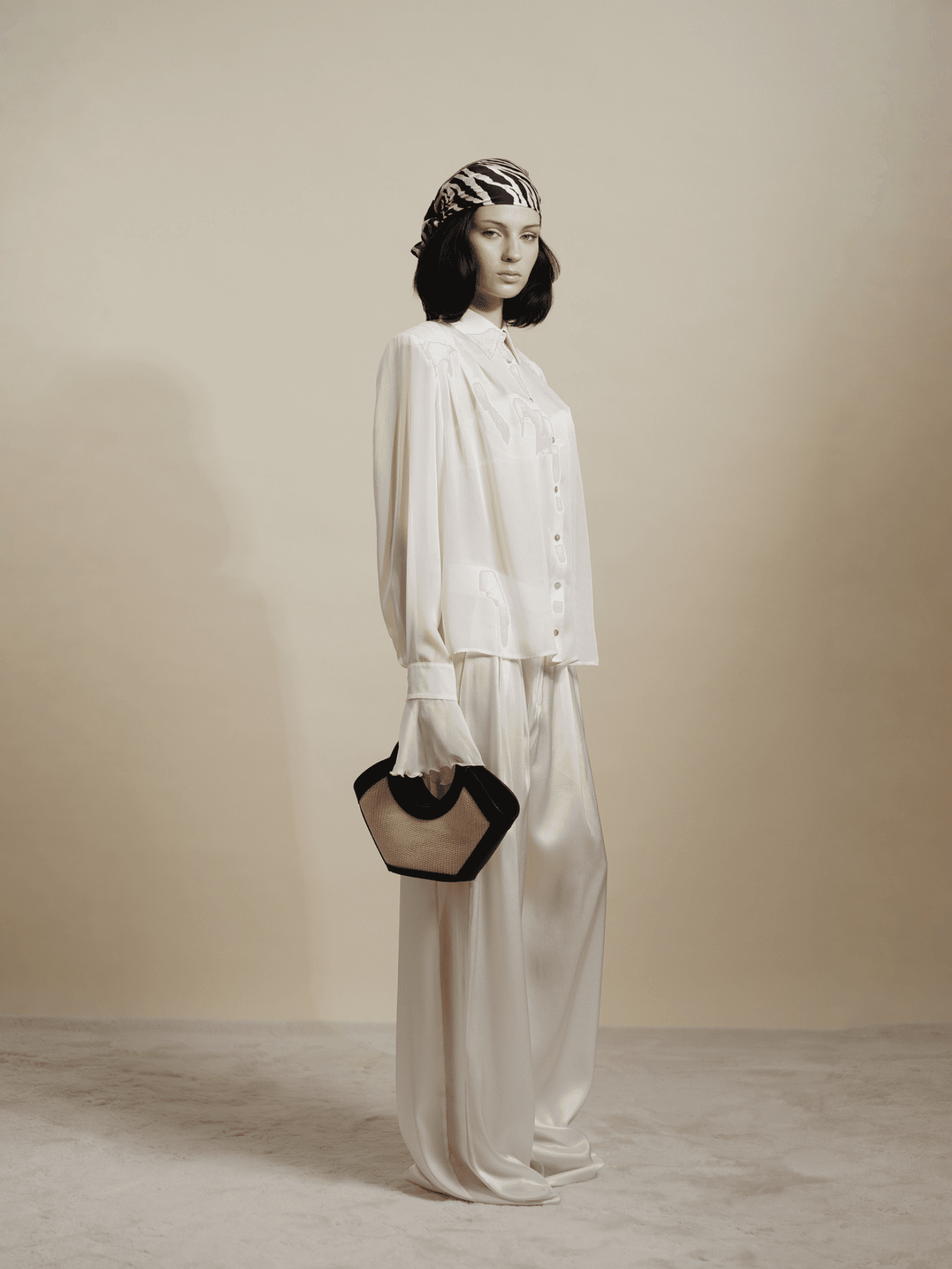 Silk Low Waist Pants - Image 2