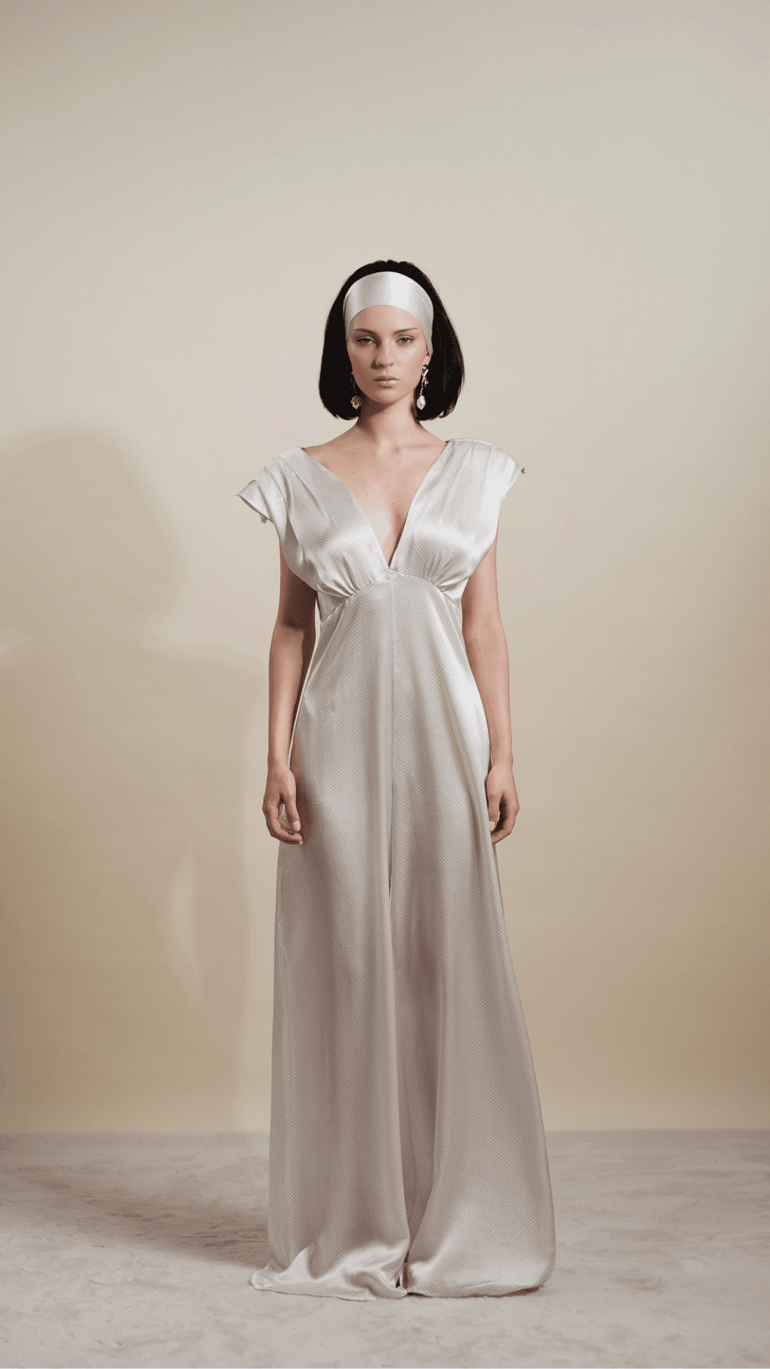 Polka Dot Silk Jumpsuit