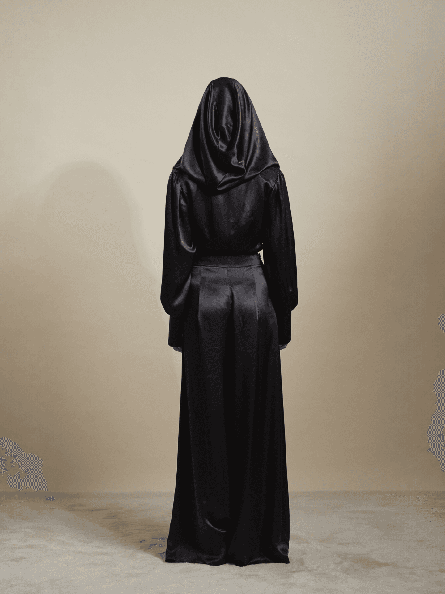Hooded Silk Shirt - Image 2