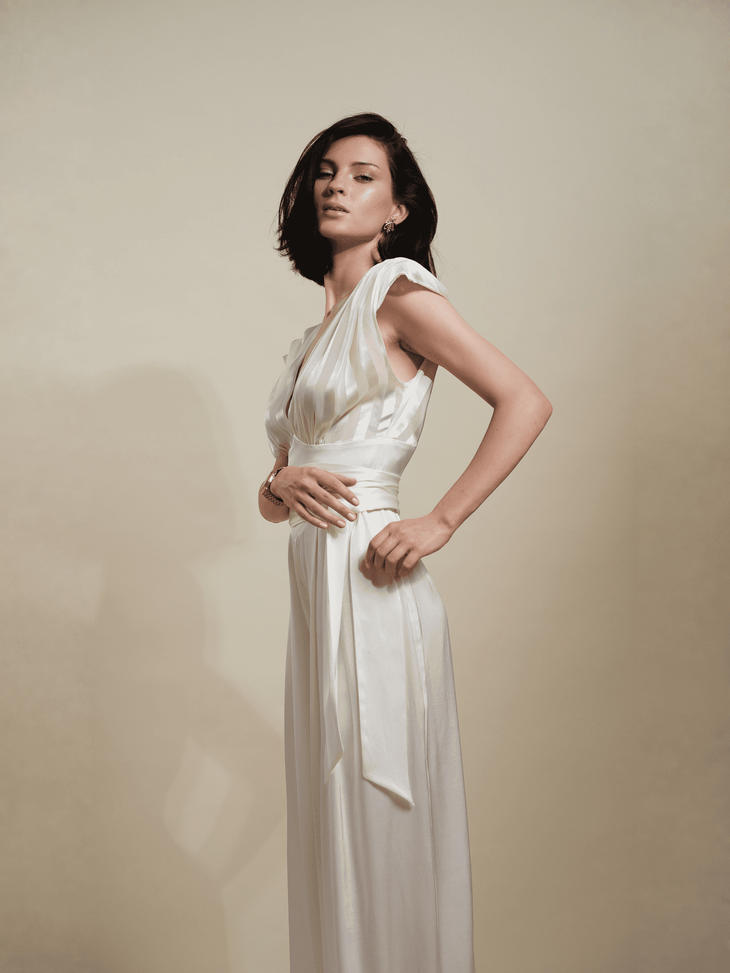 Sheer Stripes Jumpsuit - Image 4