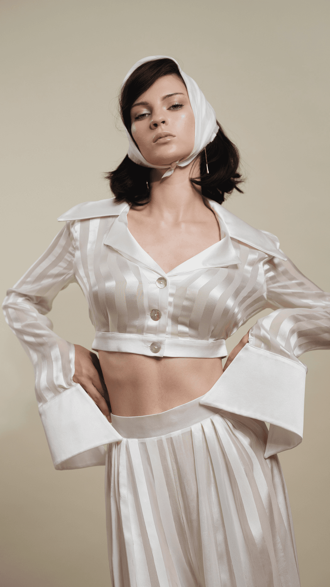 Striped Sheer Bomber - Image 5